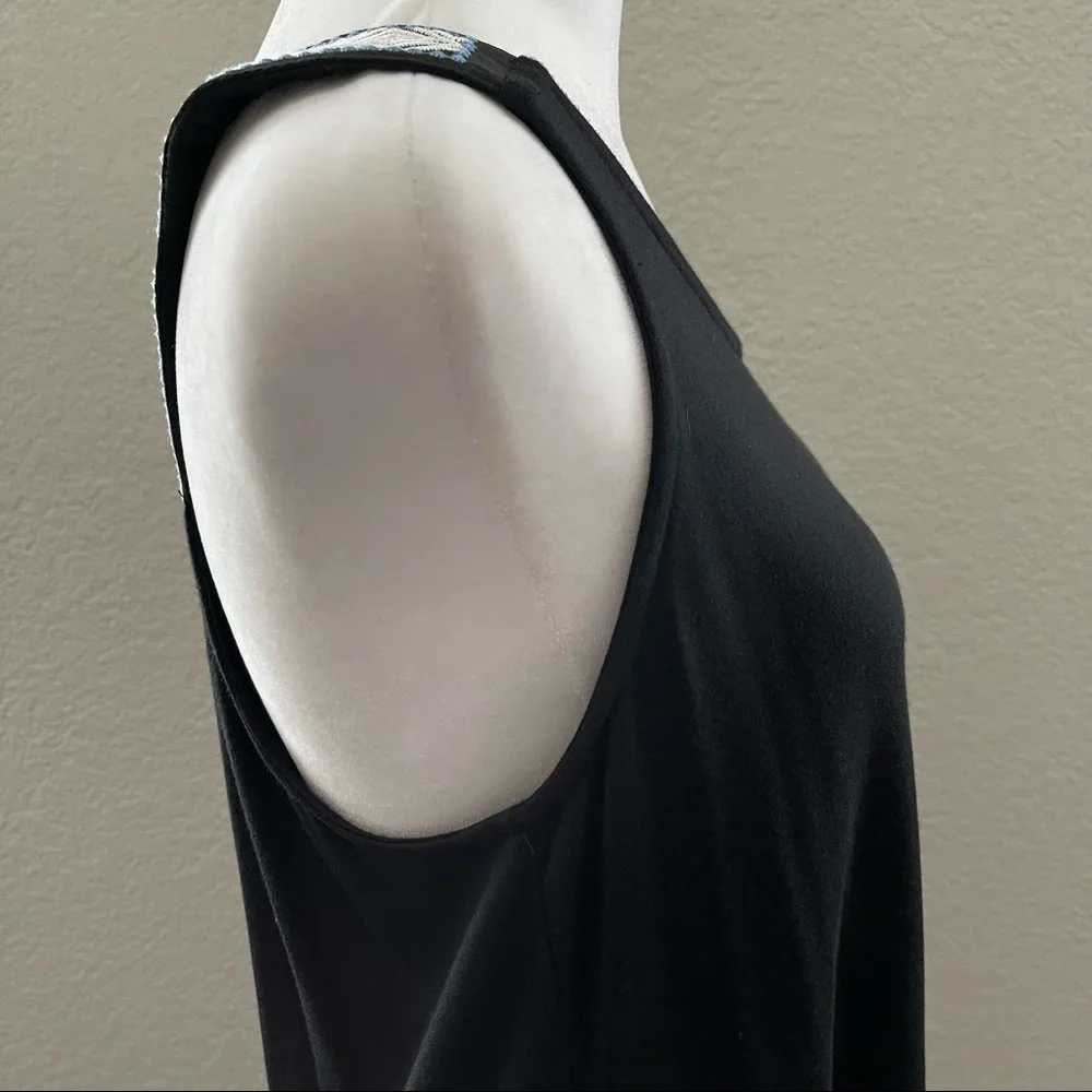 Gibson x Hi Sugarplum! Sicily Embroidered Racerback Knit Dress - Picture 7 of 9